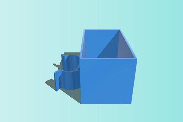 Tripod Clip On Box for Celestron LCM Telescopes | 3d print model