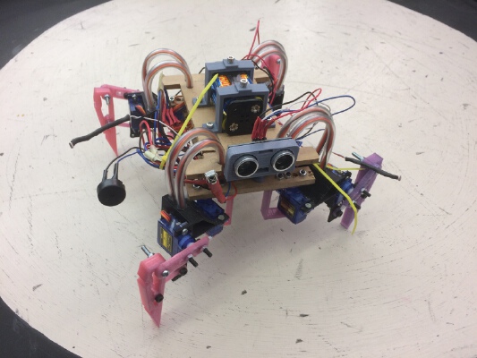 8 Servo Walking Quadruped | 3d print model