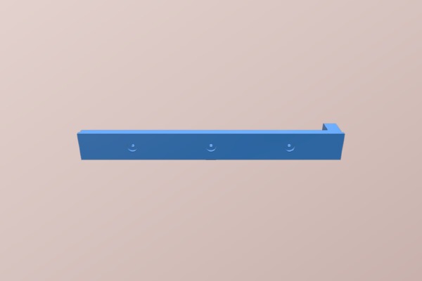 Miter Bar for Hitachi C10RJ 10" 15-Amp Jobsite Table Saw Channel | 3d print model