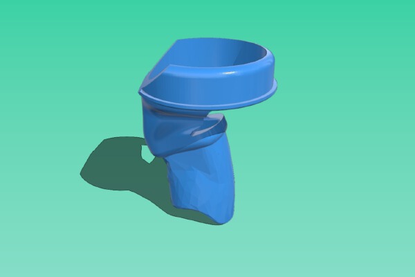 Two-Handed Sword Adapter for Quest 2 | 3d print model