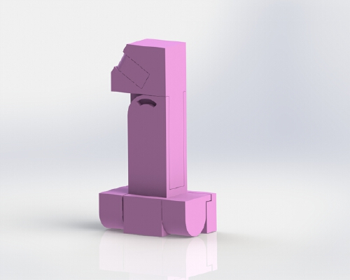 Number Robot - #1 | 3d print model