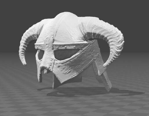 Skyrim Iron Helm | 3d print model