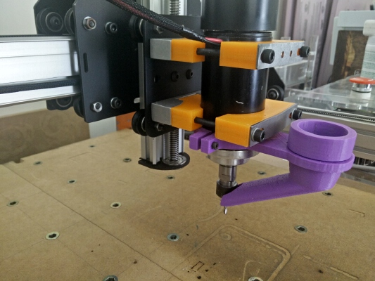 CNC Vacuum Dust Mount | 3d print model