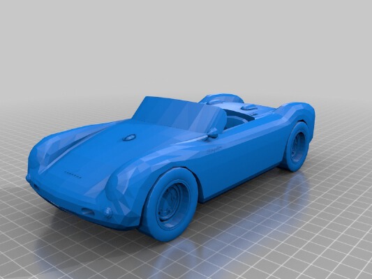 Porsche 550 spyder | 3d print model