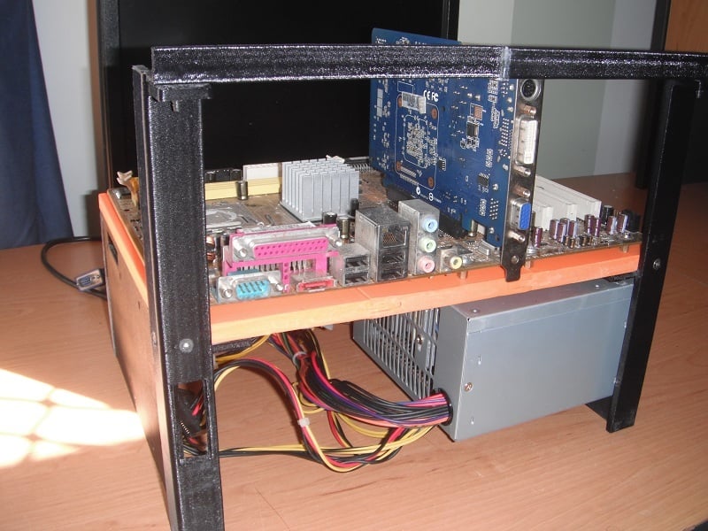 pc atx test bench mining rig