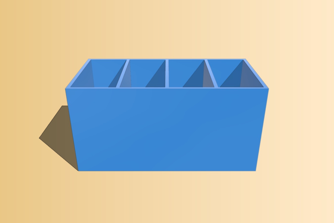 4 compartment box