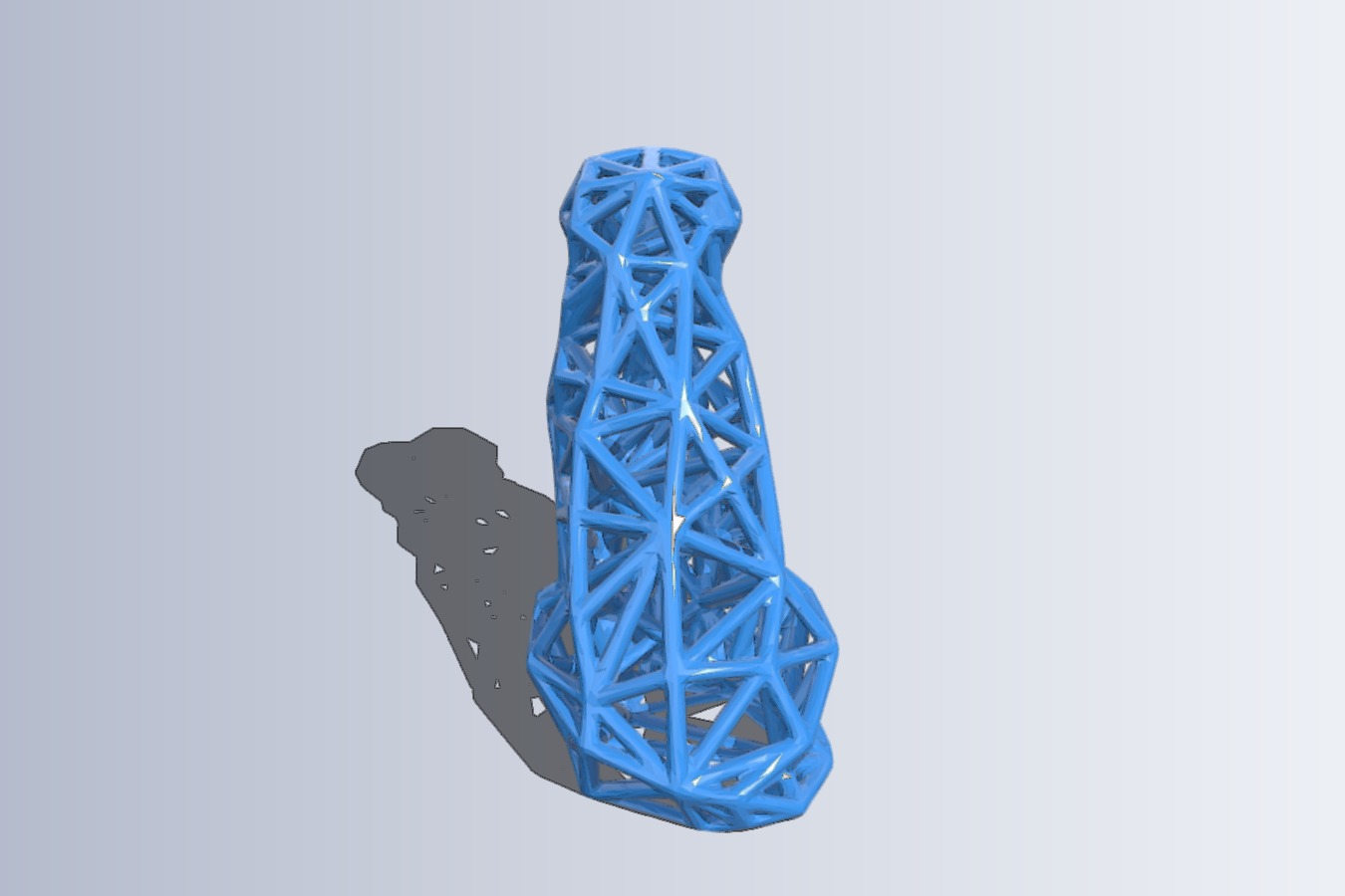 Voroni Low Poly Retriever