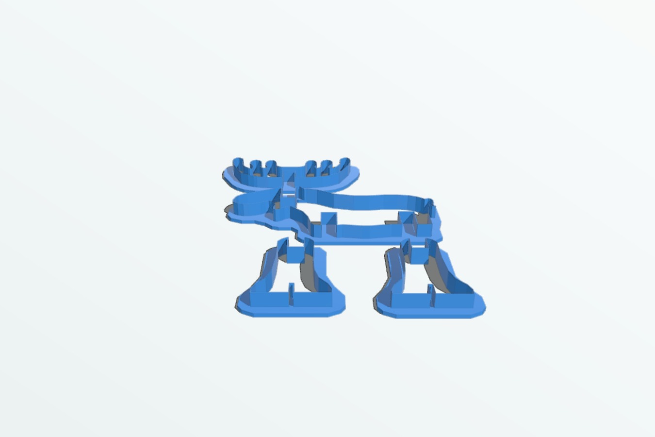 Rudolph cookie cutter