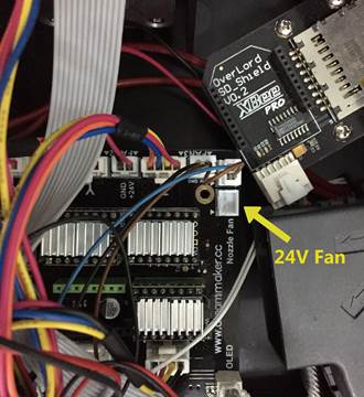 Extruder Exhaust Fan for Overlord Pro | 3d print model