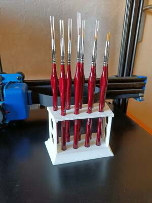 Pencil Pen Brush Holder | 3d print model