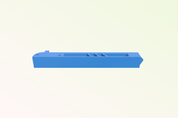 Extended Barrel Mod for Gavilan's Rubber Band Gun | 3d print model