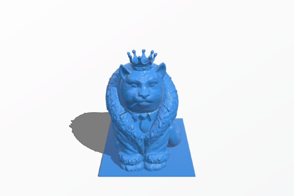 Grave of honour of Manfred Deix – Cat | 3d print model