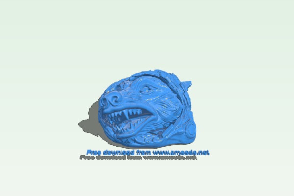 Wolf pattern | 3d print model