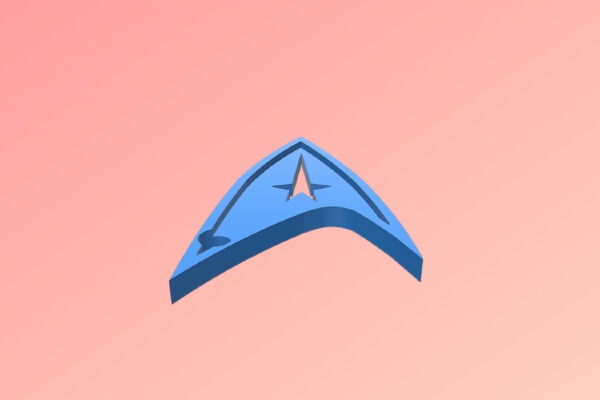 Startrek Keychain | 3d print model