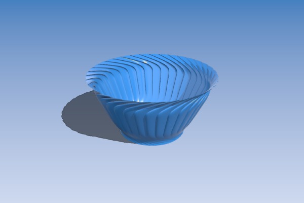 Bowl (optimized for Vasemode) | 3d print model
