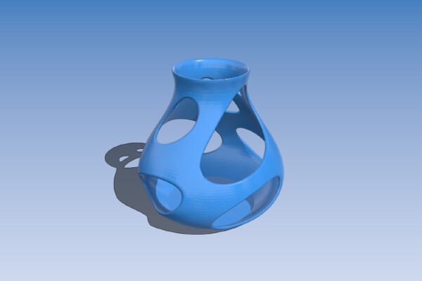 Porous vase | 3d print model