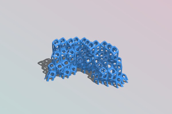 Twist Rhombic Dodecahedron Megastructure Twisted and Artisaned | 3d print model