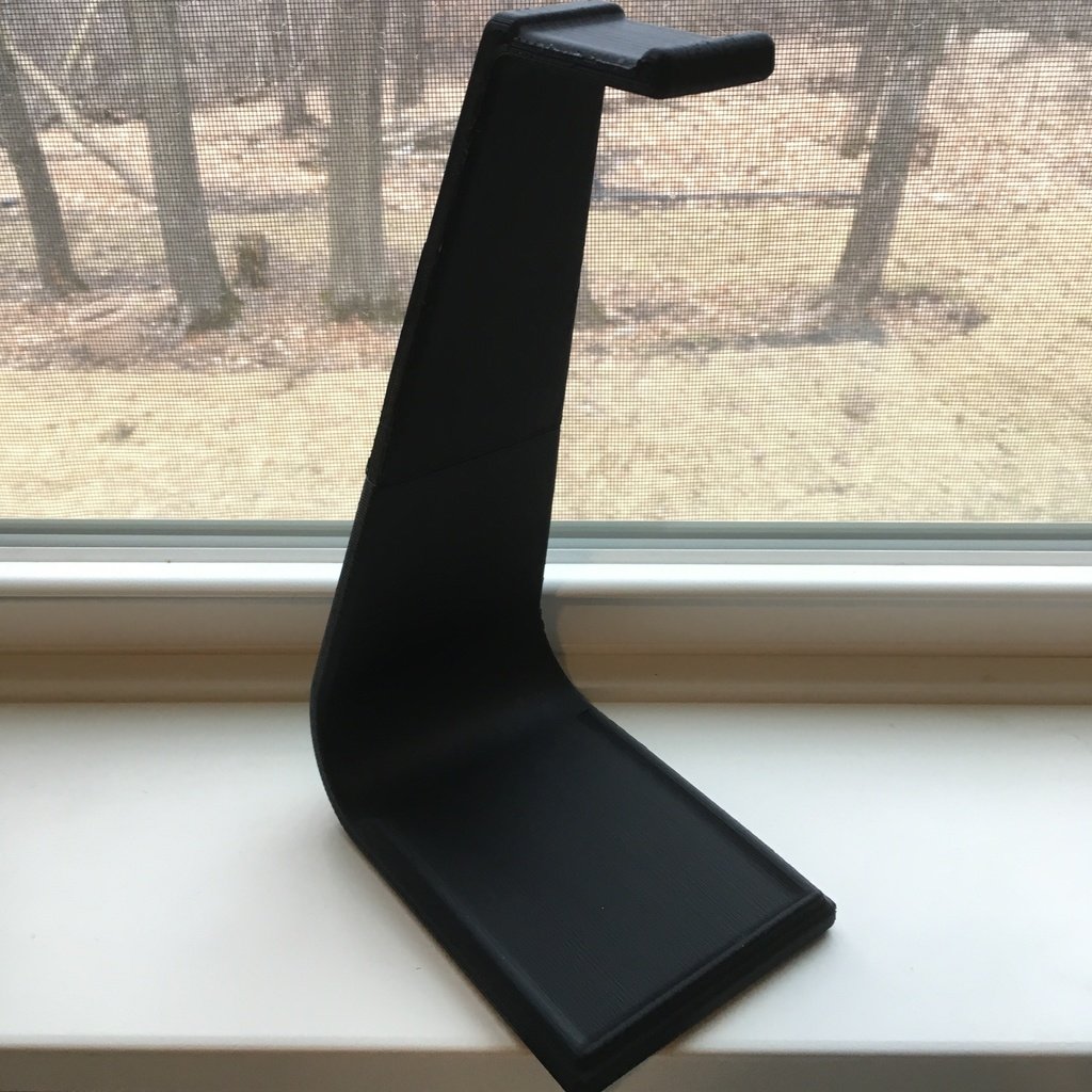 Desktop Headphone Stand (Two Piece or Full Assembly)