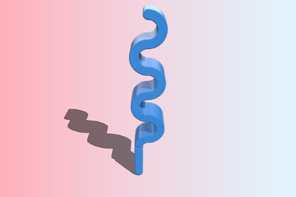 Swish Swish Earrings | 3d print model
