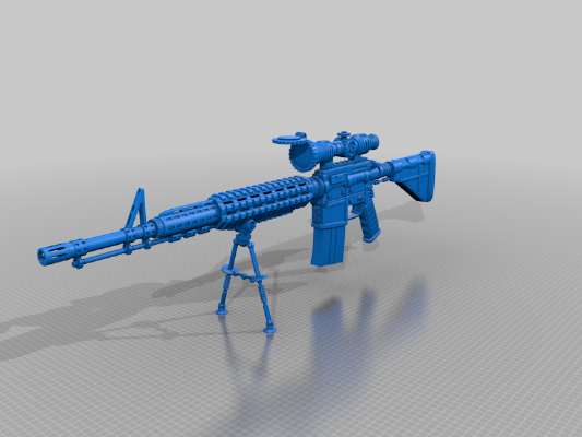 Pack d'armes militaires pour les figurines de série Star Trek Enterprise | 3d print model