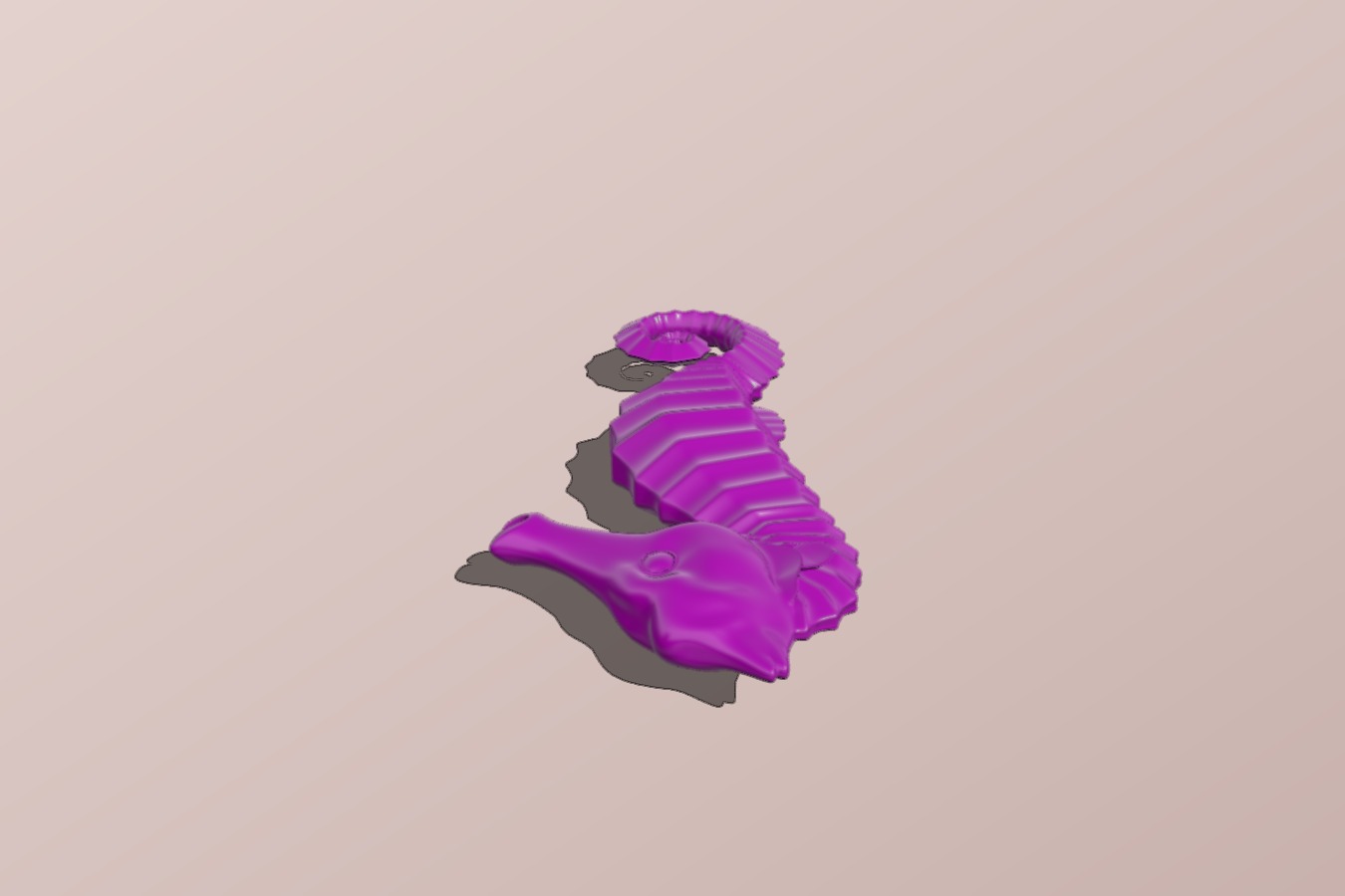 Red Seahorse