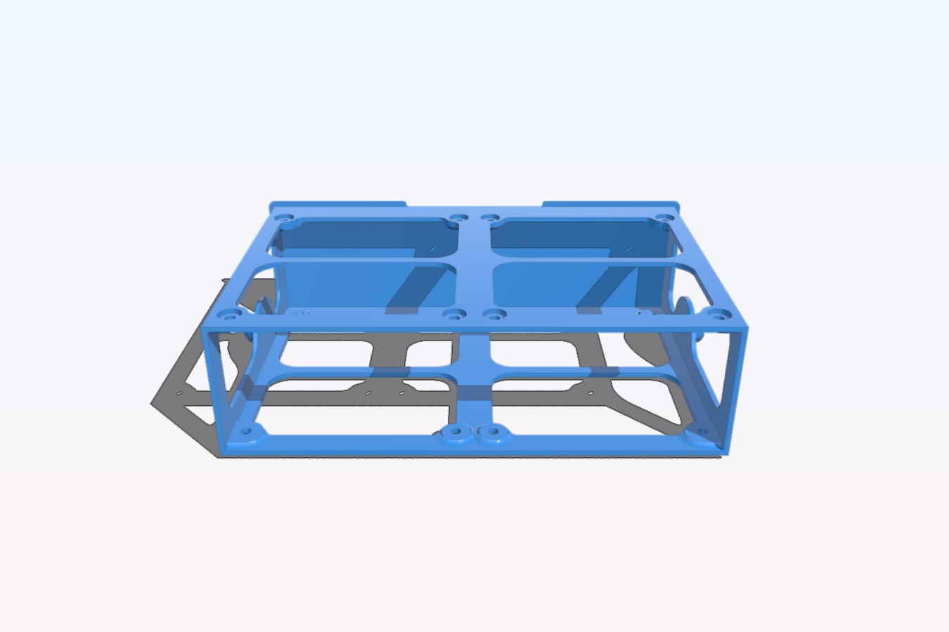 5.25" Optical Disk Drive Bay adapter to 4×2.5" drives up to 15mm thick