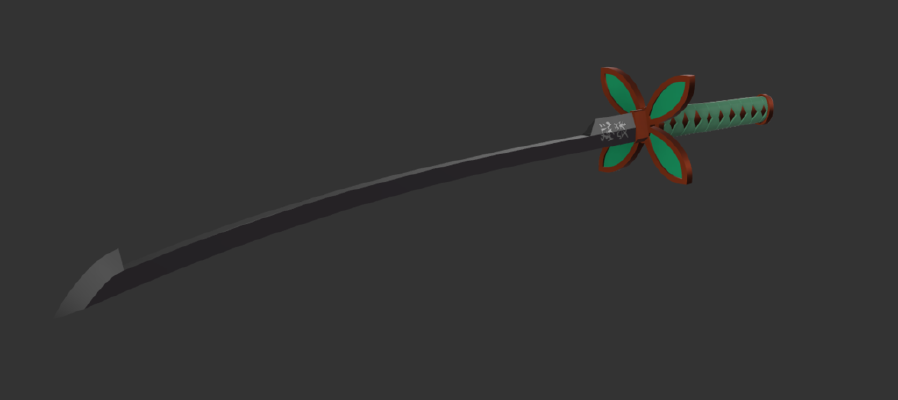 shinobo katana (demon slayer) | 3d print model