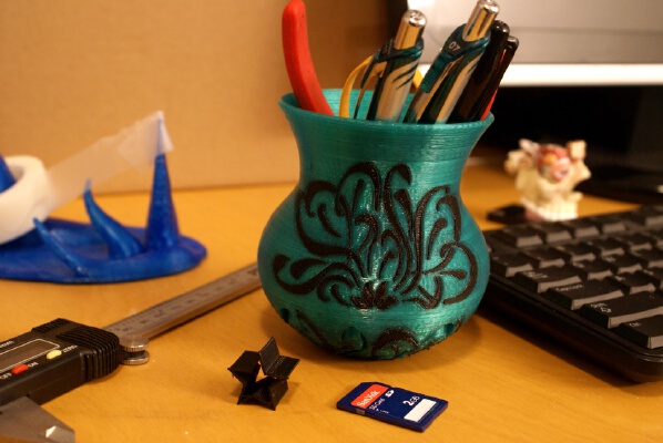 Pen Pot - Dual | 3d print model