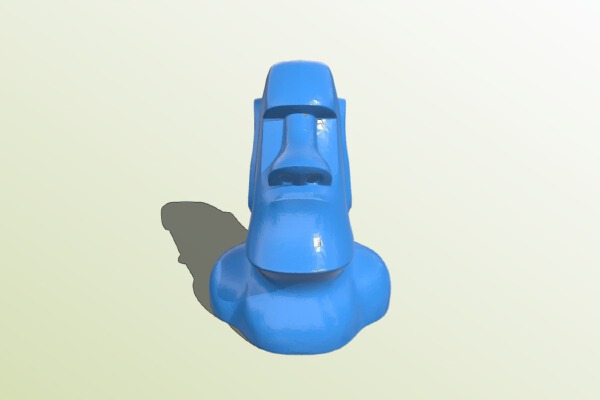 Moai Eyeglass Holder - Remix | 3d print model