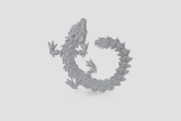 poison dragon | 3d print model