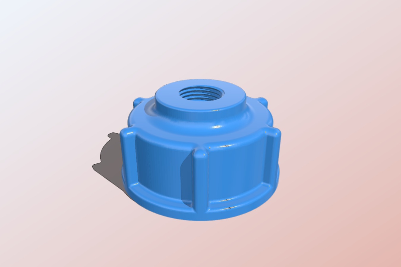 ICB connector from 60x6 mm to 1_2"