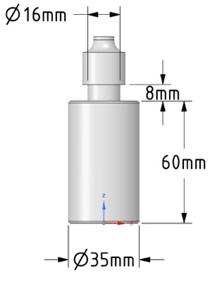 E-liquid mixer - swiveler | 3d print model