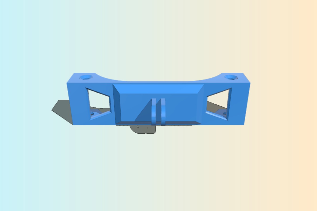 120mm Fan Bracket + cable routing for Modular Mounting System