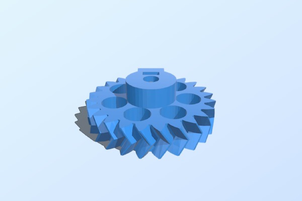 Cyclone PCB Motor - YOpero - motor Gear Reinforced | 3d print model