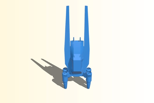 Star Wars U-Wing | 3d print model