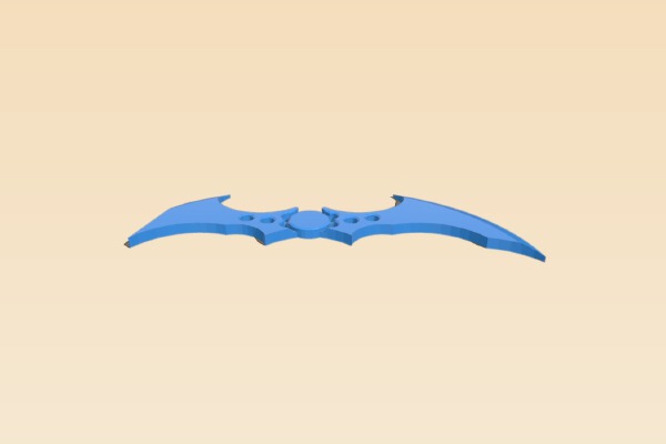Batarang Push Pin | 3d print model