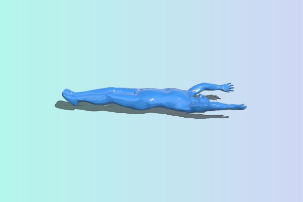 28mm scale skinned human | 3d print model