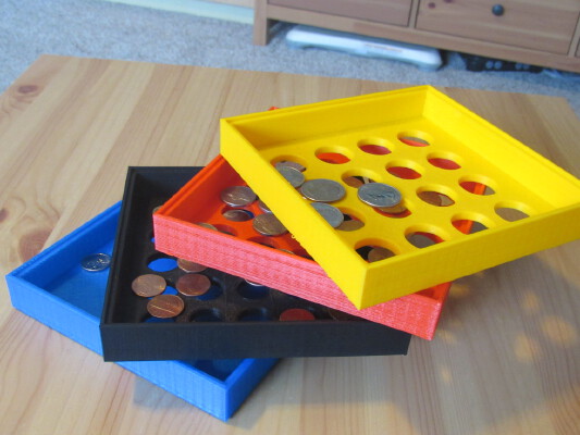 Coin Sorting Sieve | 3d print model