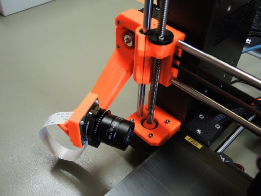Prusa I3 - Raspberry Pi HQ Cam mount | 3d print model