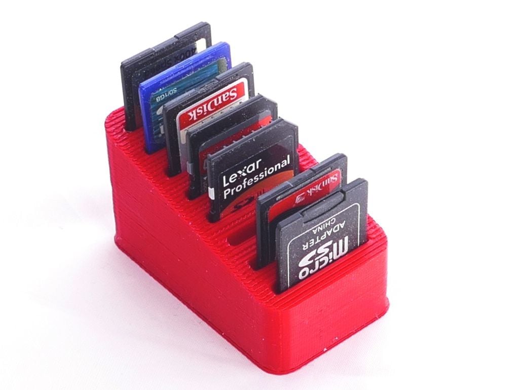 Parametric SD Card Holder