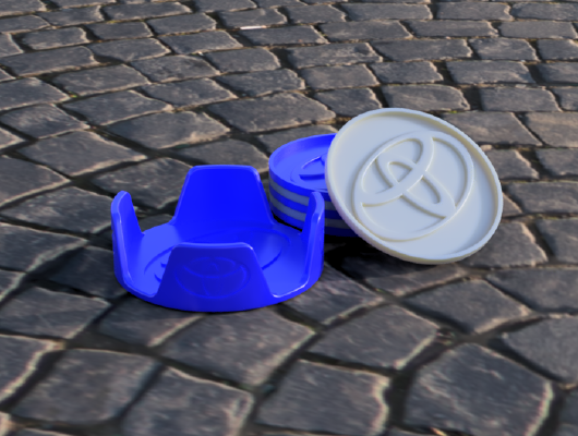 Toyota Drinks Coaster Set | 3d print model