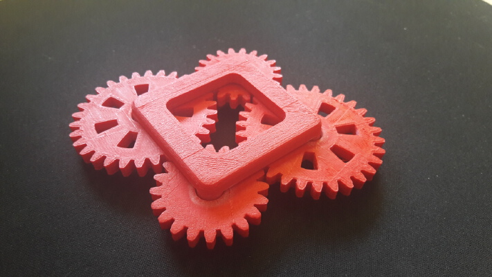  Four gears | 3d print model