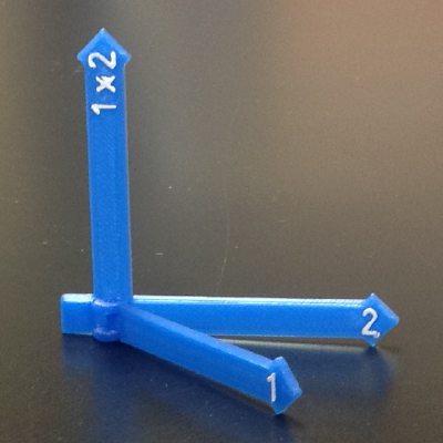 Cross product direction finder | 3d print model