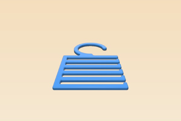 Tie hanger | 3d print model