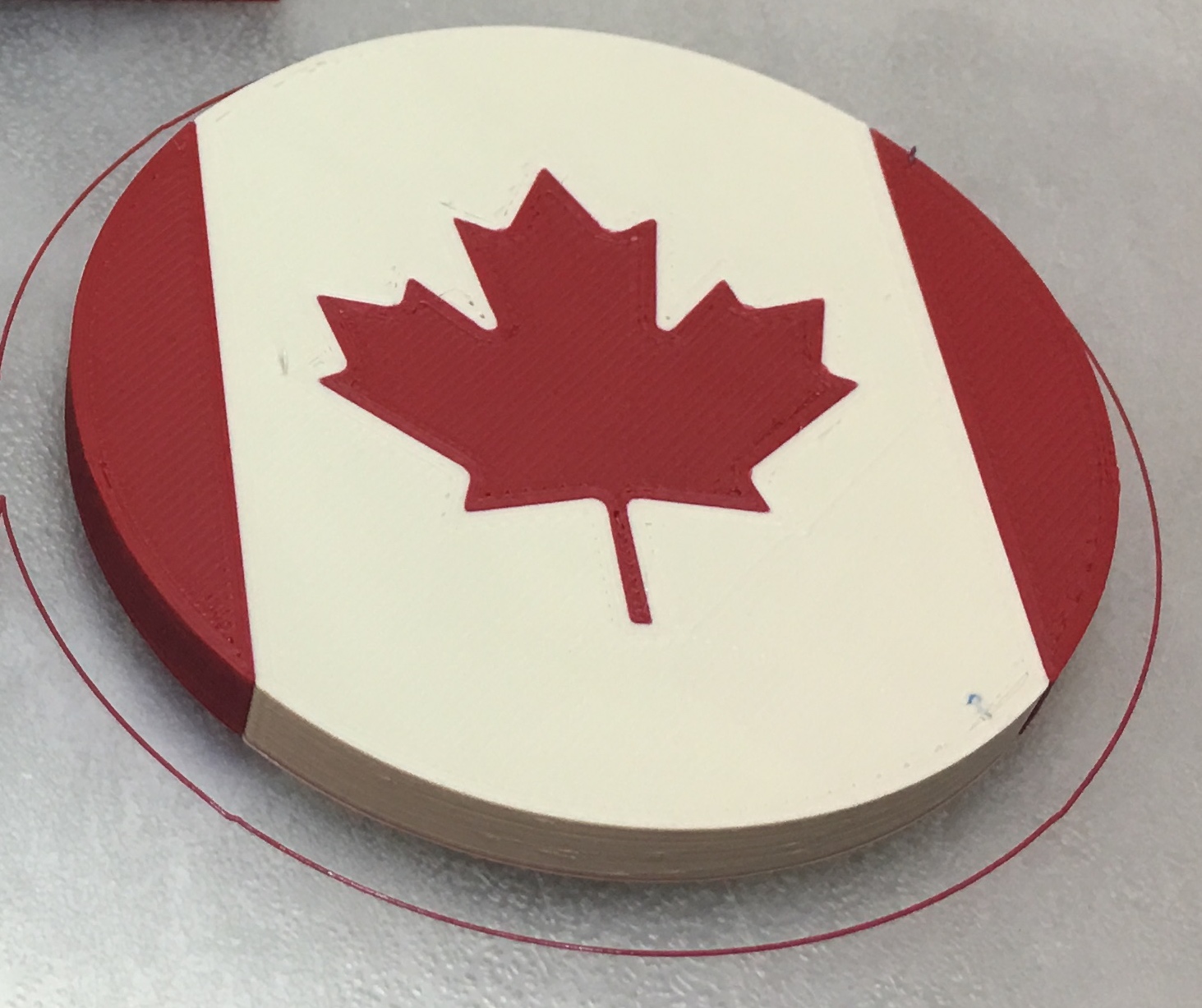 Canada Day Drink Coaster
