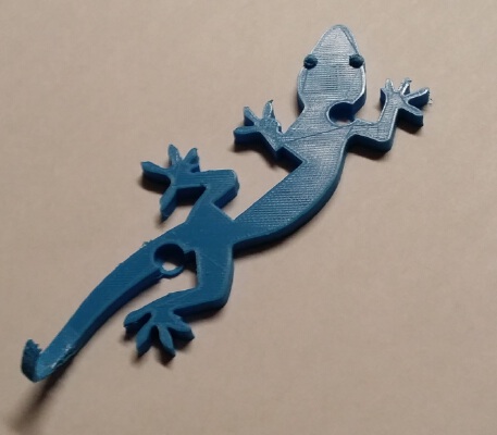 Switchey - The helpful key holding Lizzard | 3d print model