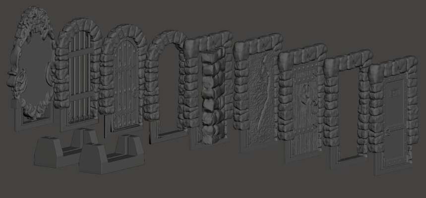 Heroquest all door | 3d print model