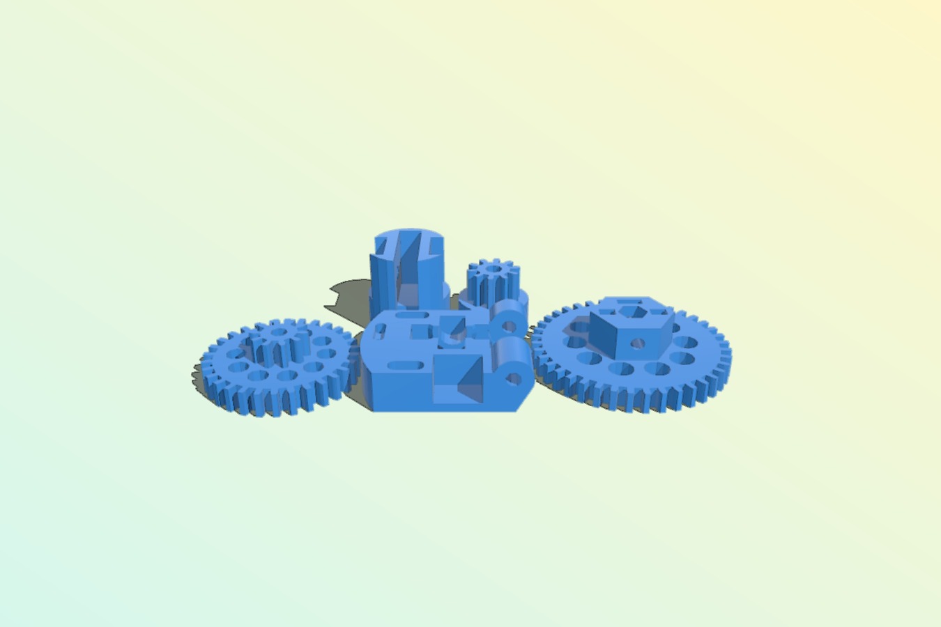 Chocolate Printer Gears