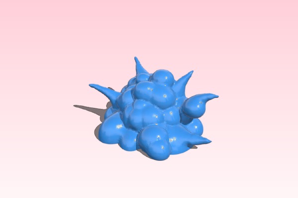 Dramatic explosion effect part | 3d print model