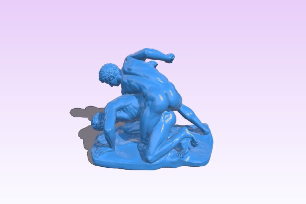 Uffizi wrestlers | 3d print model